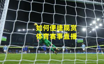 如何便捷观赏体育赛事直播